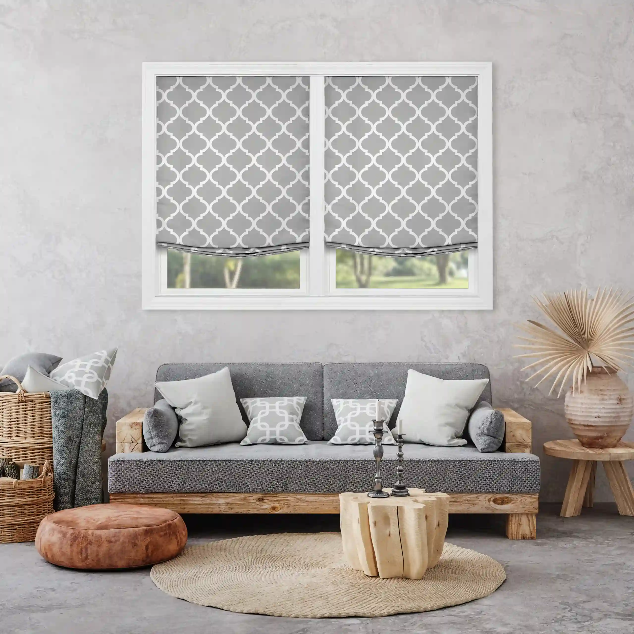 Bright interior window styling